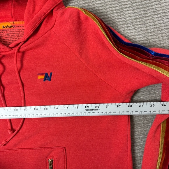 Aviator Nation Vibrant Red Hoodie - Picture 7 of 11